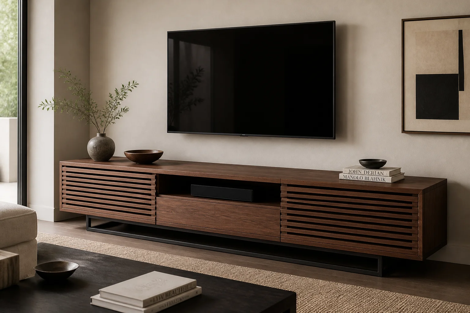 로우 프로파일 TV 콘솔장